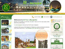 Tablet Screenshot of jctour-bangkok.com